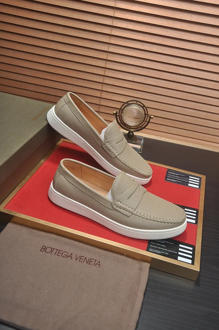 Men's shoes 💰460💶 [Botteg Venetta (BV)] (full cowhide lining) Exclusive new model Official website new model The upper is made of top-quality calfskin. Delicate feel and flowing luxurious texture. Tailored for refined men to create a noble aura. Detailed and regular Mark hand-stitching. Smooth lines. Full cowhide lining. Comfortable to wash sweat. 38-44